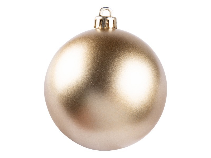 Vánoční koule Ø8cm zlatá, 50ks