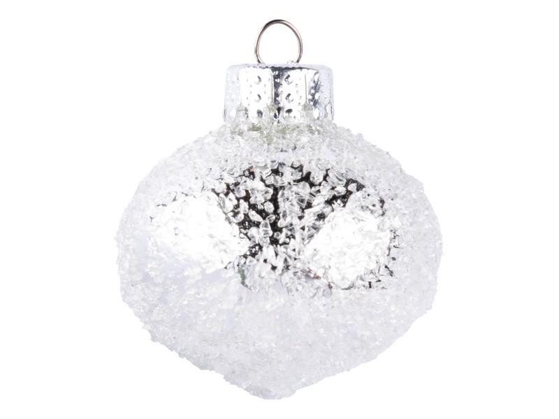 Vianočné gule, zimný set, sklo 14ks