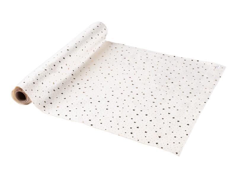 Vianočná šerpa s hviezdičkami 35 cm x 250 cm