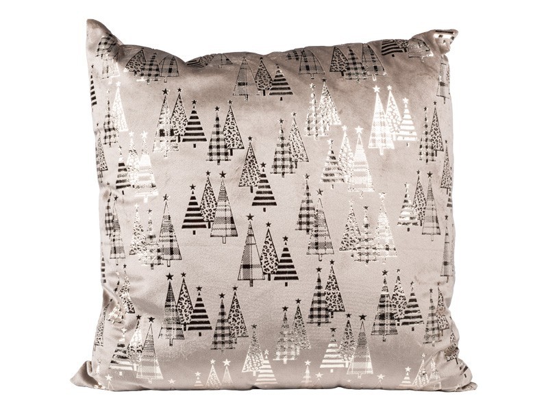 Vánoční polštář se stromky, 45 cm