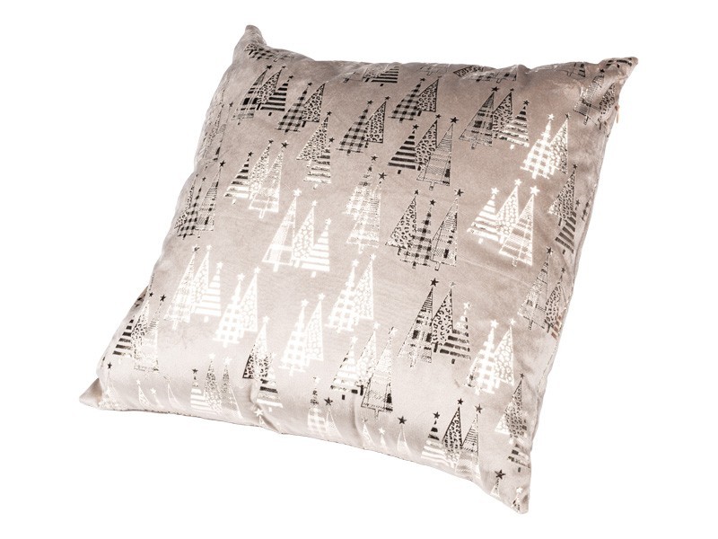 Vánoční polštář se stromky, 45 cm