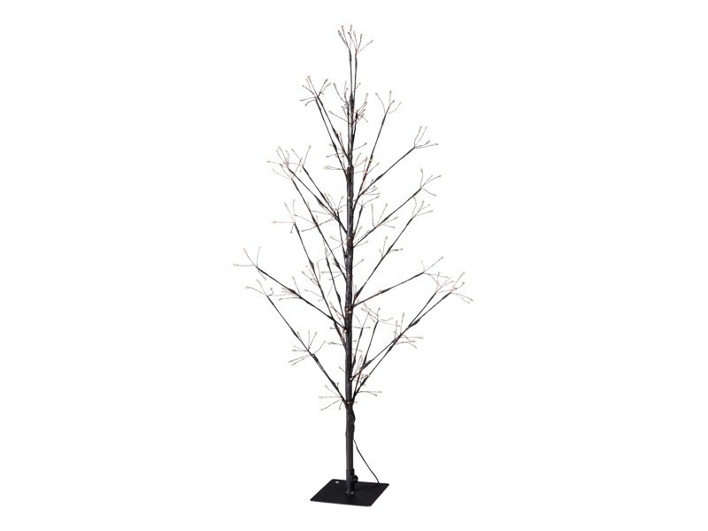 Světelný strom LED, hnědý, 120 cm, venkovní