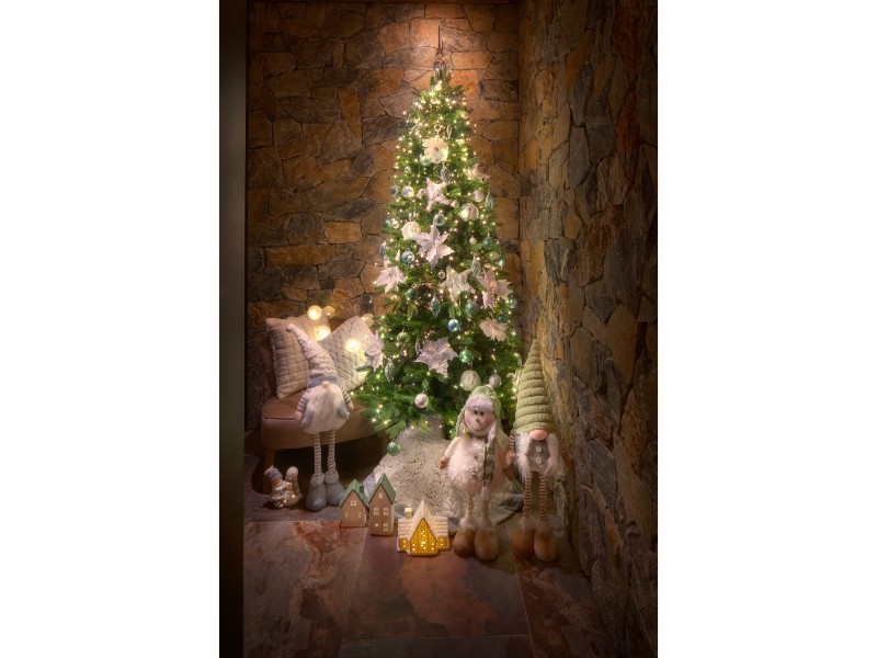 Biela hviezda plyšová 1cm