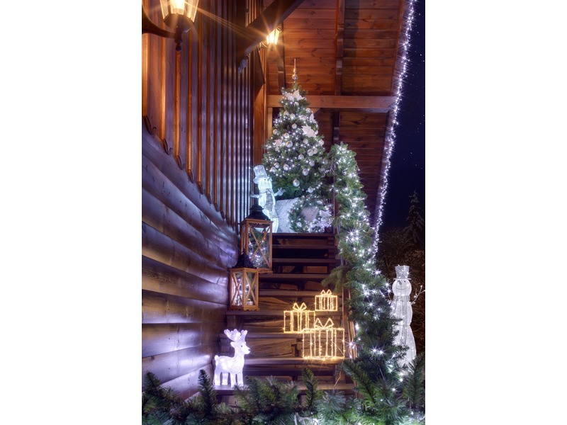 LED snehuliak vonkajší 124cm, 120LED