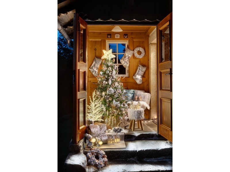 Veniec trblietavý 35x35x9cm