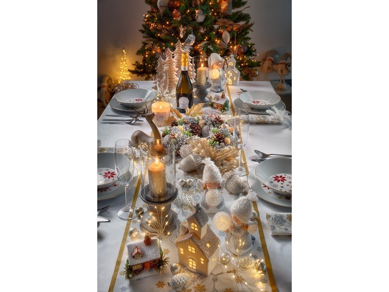 Veniec trblietavý 35x35x9cm