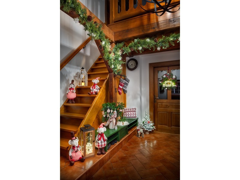 Vosková sviečka s LED, 7x10cm