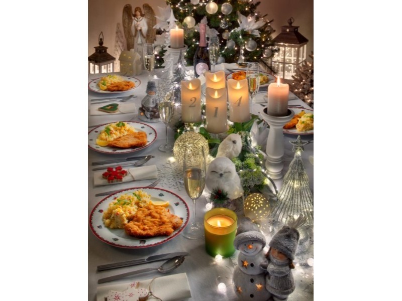 Vosková svíčka LED, 4ks,7,5x15cm