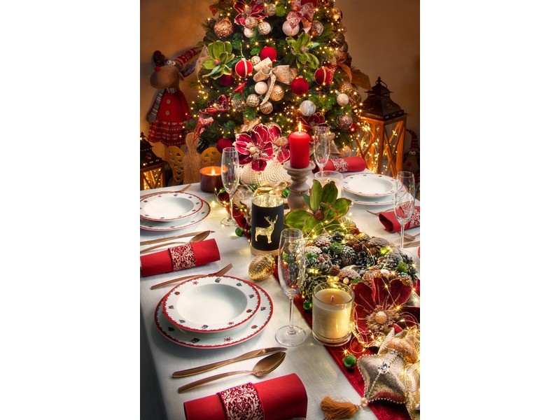 Skleněný svícen se vzorem 10LED, matný černý, 9x15cm