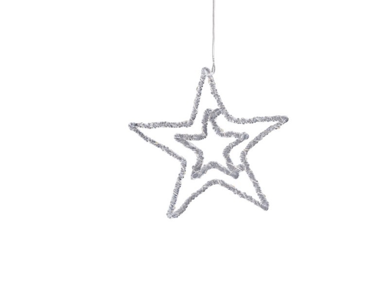 Závesná hviezda LED 28x26,5 cm