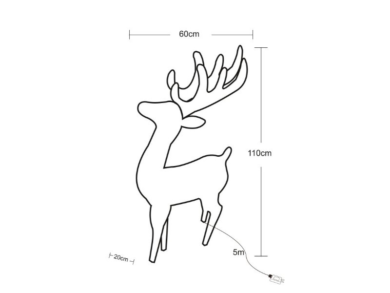 LED sob, zlatý, 280LED, outdoor,