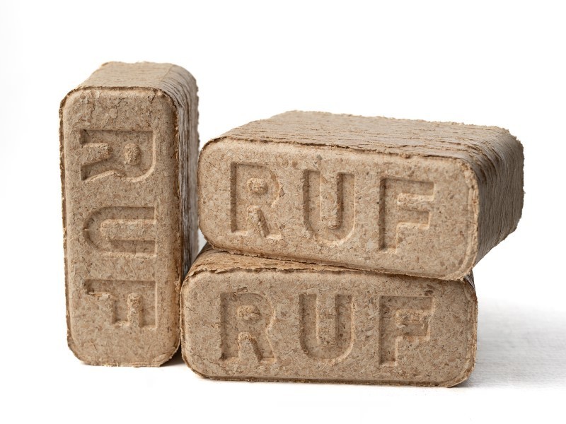Dřevěné brikety RUF, 10kg