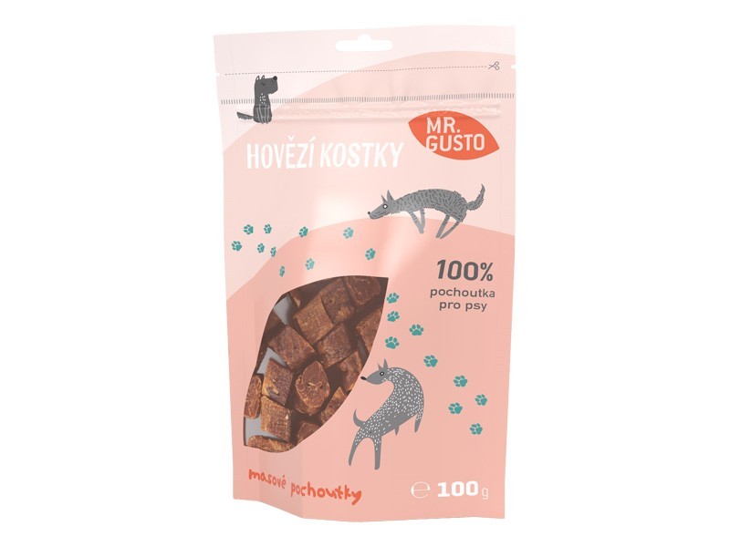 Mr.Gusto hovězí kostky 100g