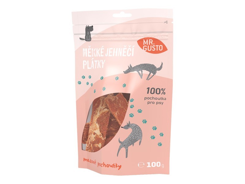 Mr.Gusto měkké jehněčí plátky 100g