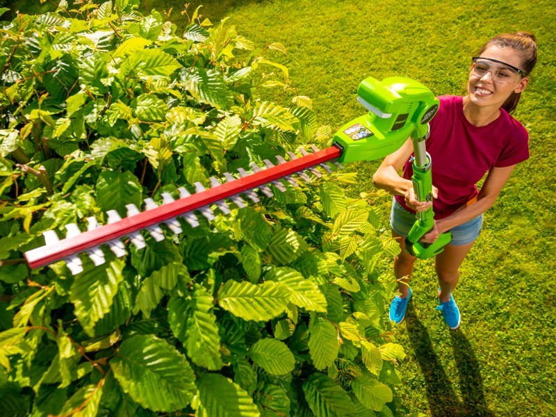 Aku tel. plotové nůžky Greenworks G40PH51 40V - foto 17