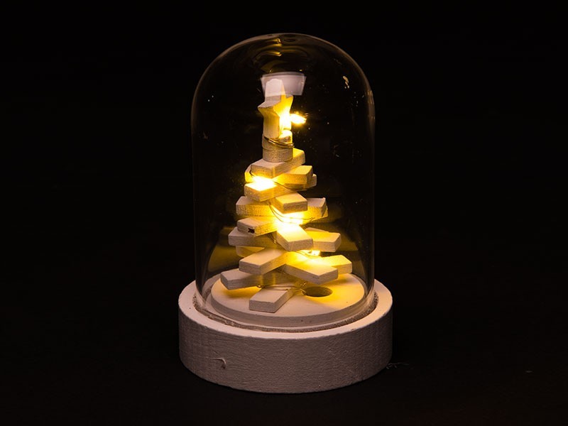 LED dekorace zimní krajina 8,5cm, různé druhy