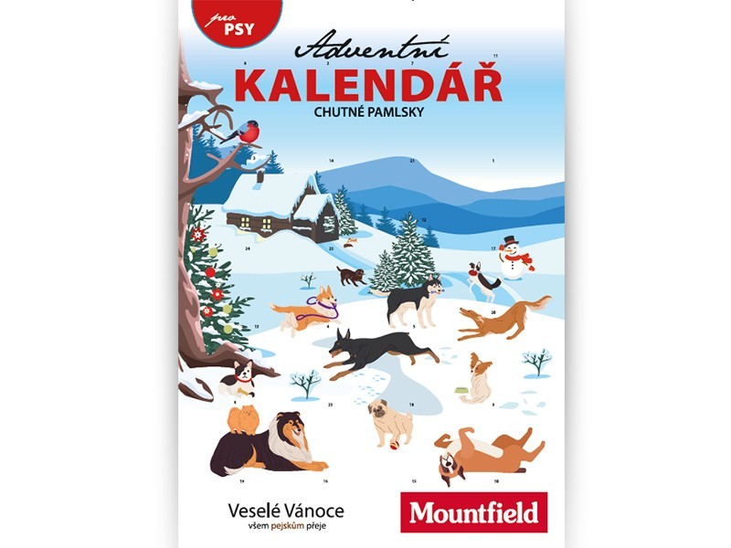 Adventní kalendář pro psy 95g