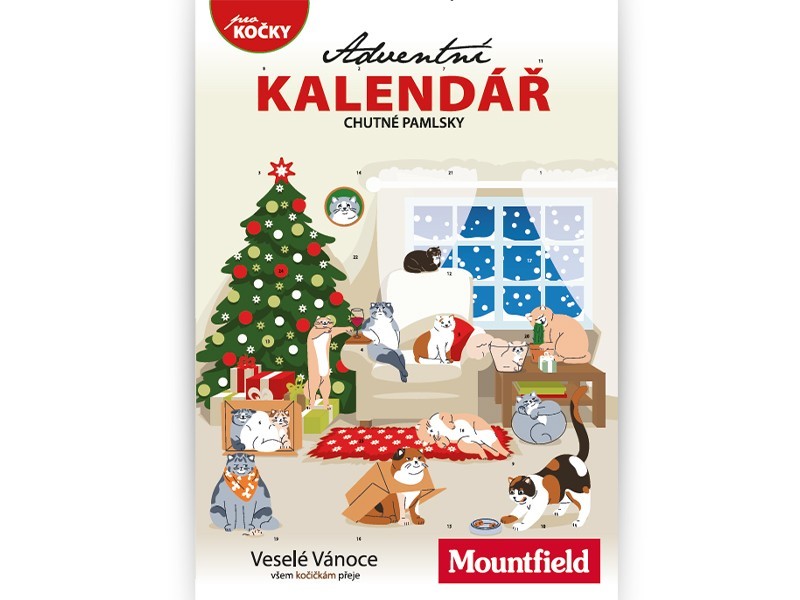 Adventní kalendář pro kočky 85g