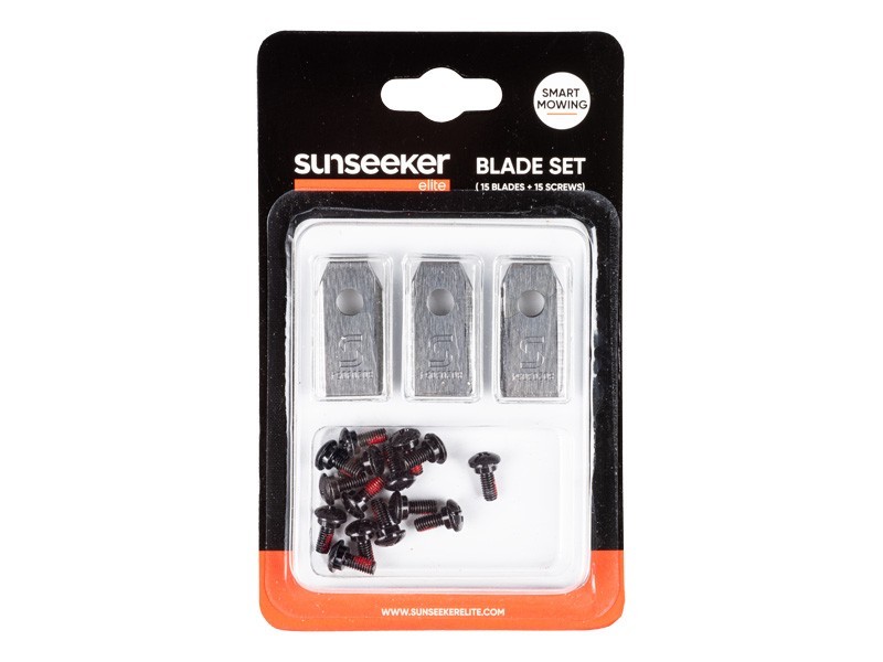 Set náhradních nožů a šroubů 15+15 ks