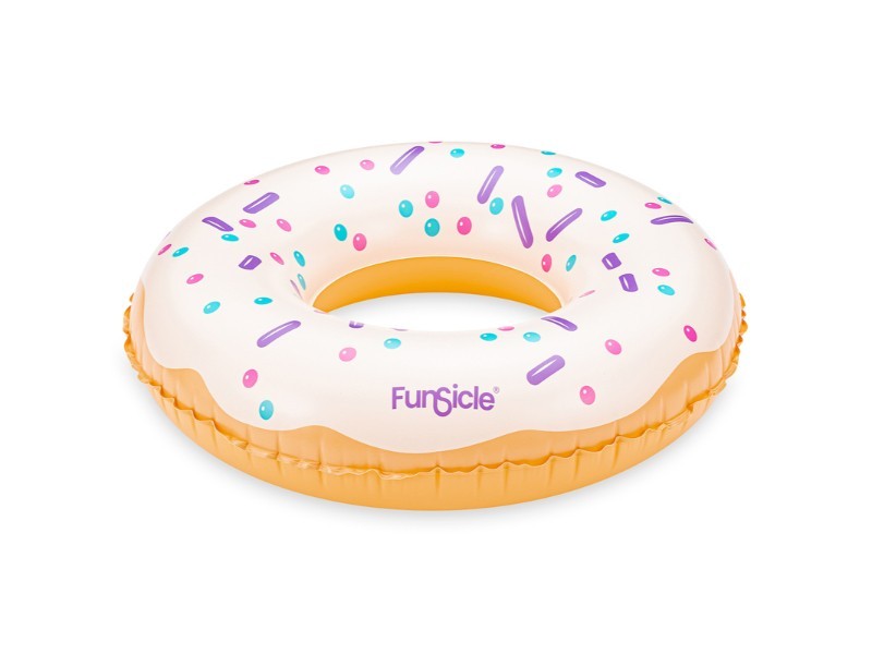 Nafukovací kruh Donut Vanilla 79x22cm