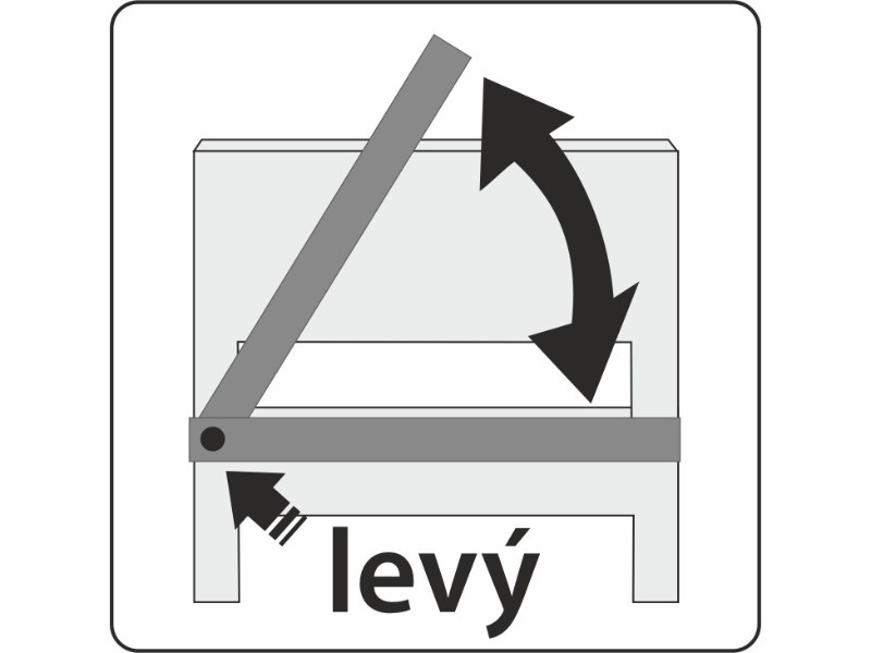 Lamelový rošt Turoflex s bočním výklopem P (100x200 cm)