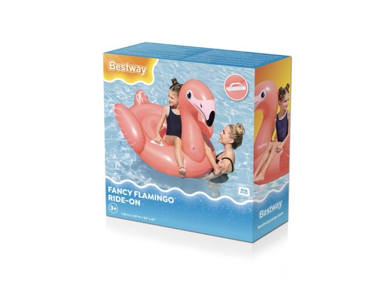 Nafukovací plameňák do vody 138x107cm