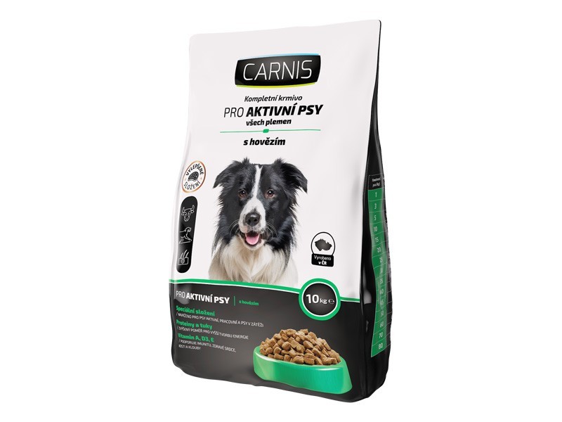 Carnis granuly pre aktívne psy, 10 kg