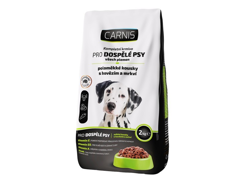Carnis poloměkké kroužky pro psy hovězí 2kg - foto 1