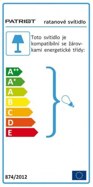 Závesné svietidlo ratanové - foto 2 Závesné svietidlo ratanové - foto 2