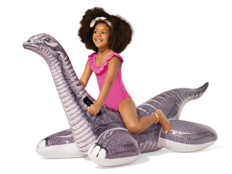 Rider brontosaurus