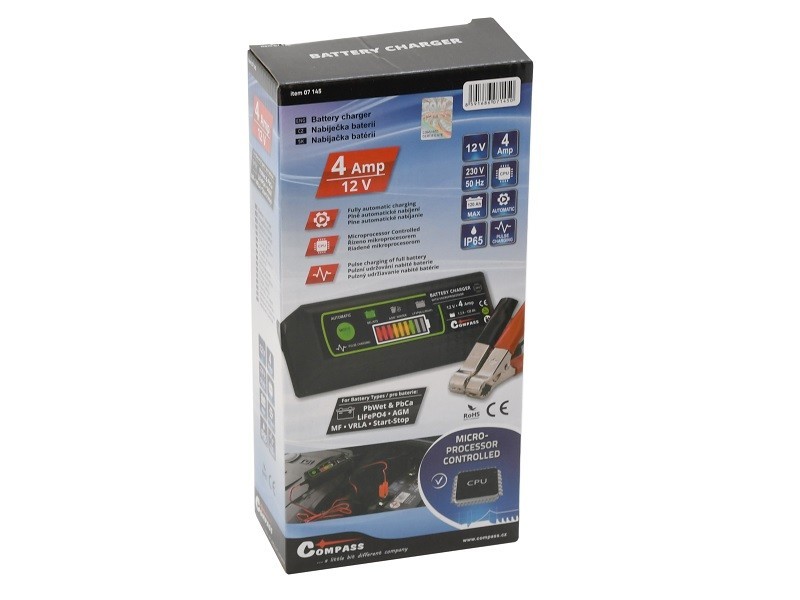 Nabíječka Pb/GEL 4A, 12 V max 120Ah