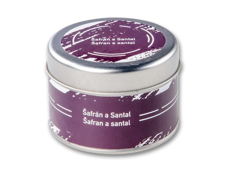 Sviečka šafrán a santal, 170g - foto 1 Sviečka šafrán a santal, 170g - foto 1