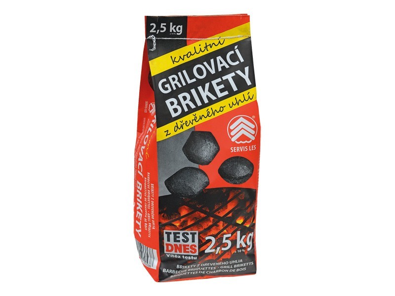 Grilovací brikety 2,5 kg