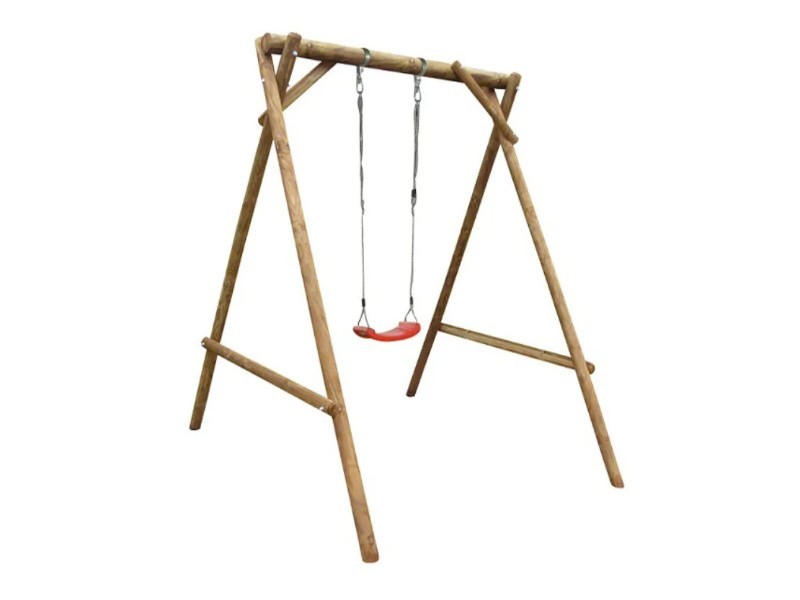 Dětská dřevěná houpačka 2,2x1,6x2,25m