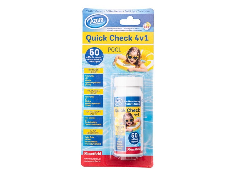 Proužkový tester Quick Check 4v1