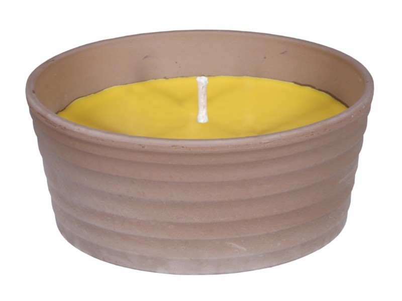 Svíčka proti hmyzu SIRIUS CITRONELLA 250g d13x6cm