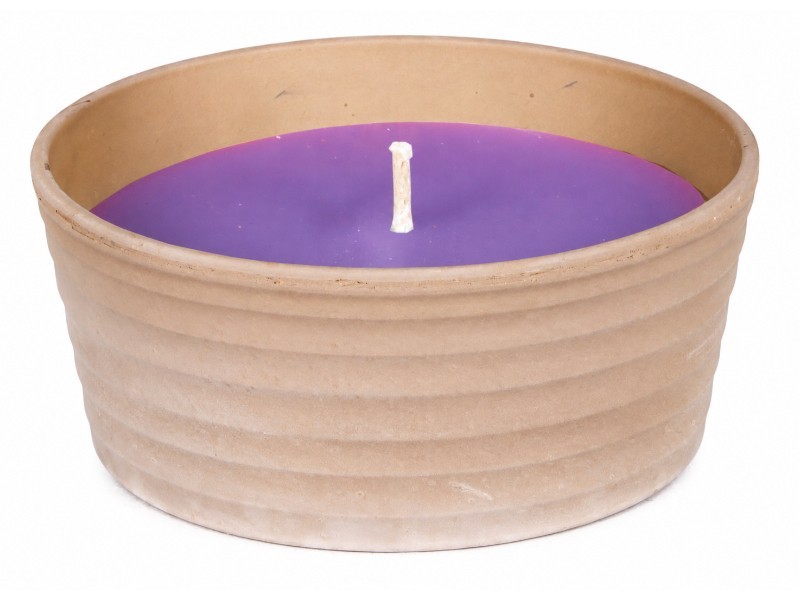 Svíčka proti hmyzu SIRIUS LEVANDULE 250g 13x6cm