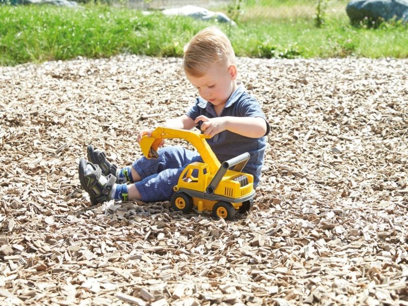 Bagr dětský, žlutočerný