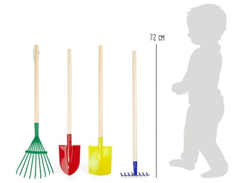 Set barevného zahradního nářadí