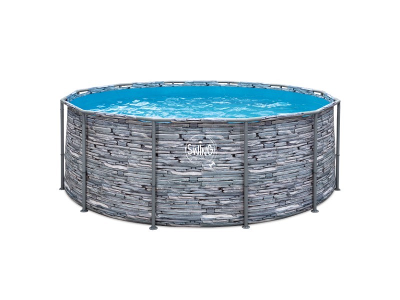 Bazén Swing FRAME Stone 3,66x1,22m, Skimmer mount