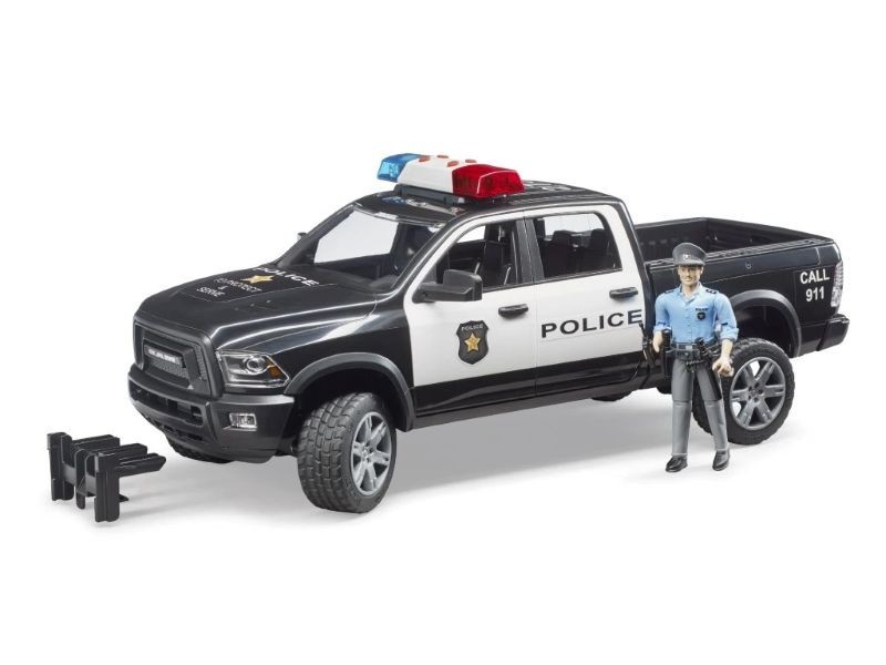 Bruder 2505 - Policajné auto RAM 2500 s policajtom - foto 1