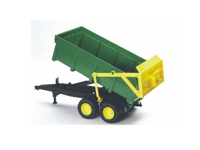 Bruder 1134 - Traktor John Deere 6920 nakladač + vlek - foto 3