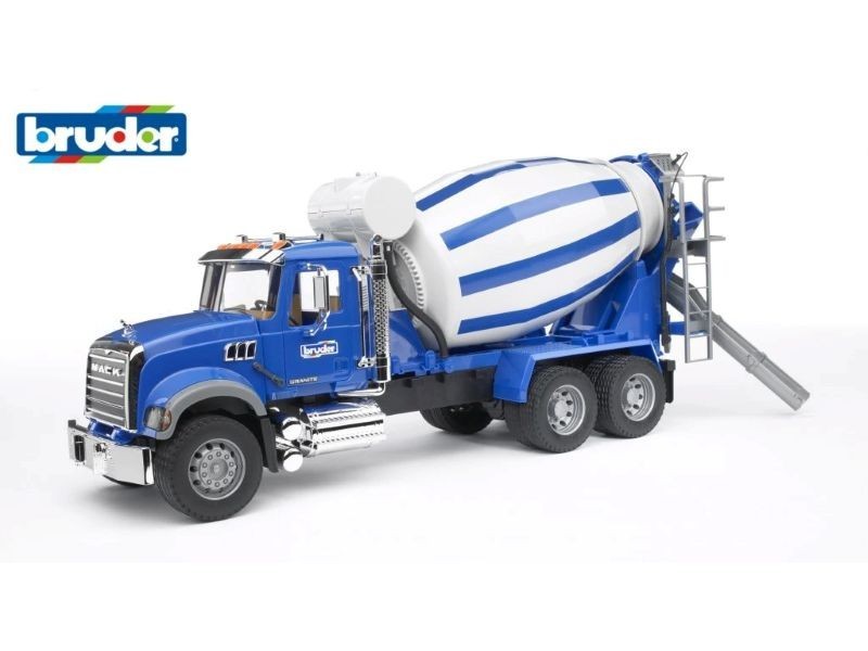 Bruder 2814 - Nákladné auto MACK Granite s domiešavačom - foto 1