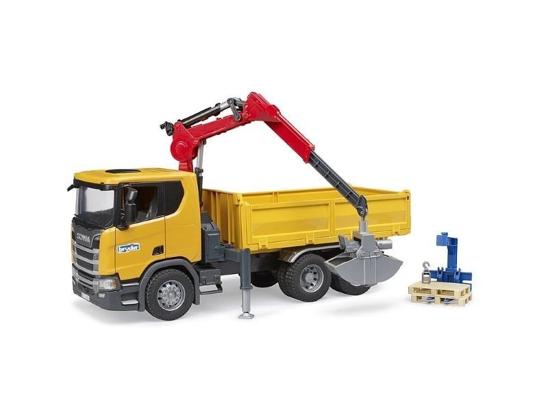 Bruder 3551 - Scania Super 560R s ramenom a paletou - foto 2