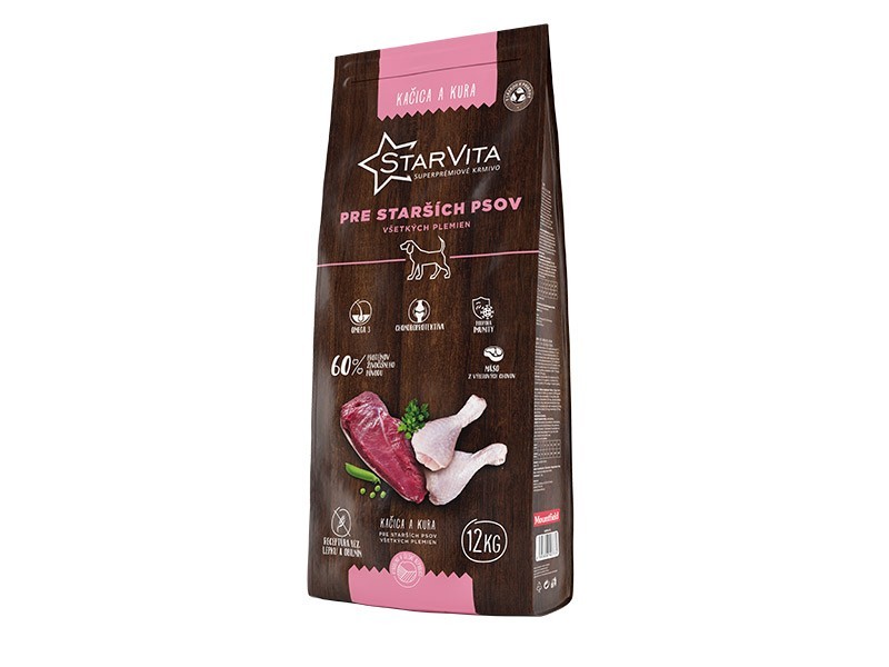 StarVita granule pro starší psy drůbeží 12kg - foto 2