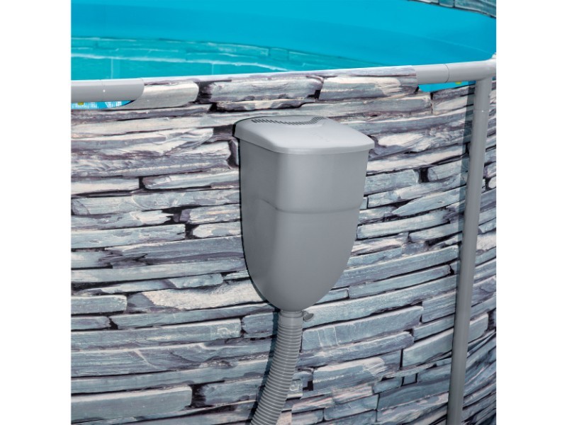 Bazén Swing FRAME Stone 3,66x1,22m, Skimmer mount - foto 3
