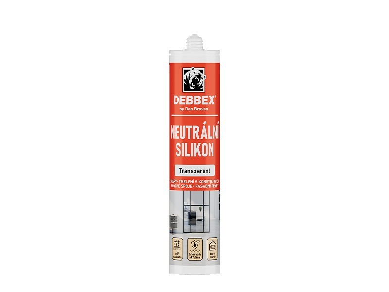 Neutrálny silikón OXIM 280ml transparent - foto 1