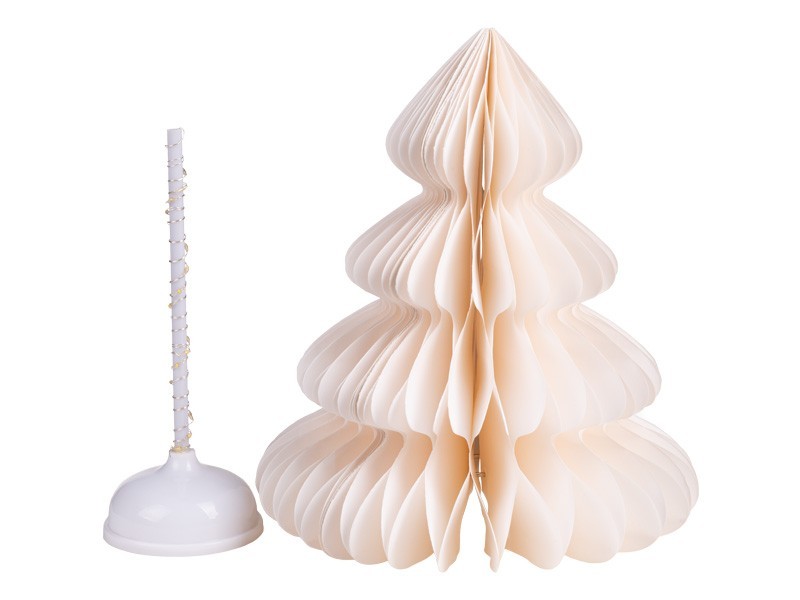 Papierový stromček s LED 31 cm - foto 2