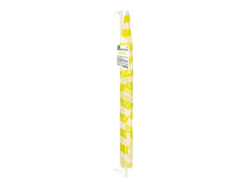 Slunečník 190/230cm, žluto-bílé pruhy - foto 2