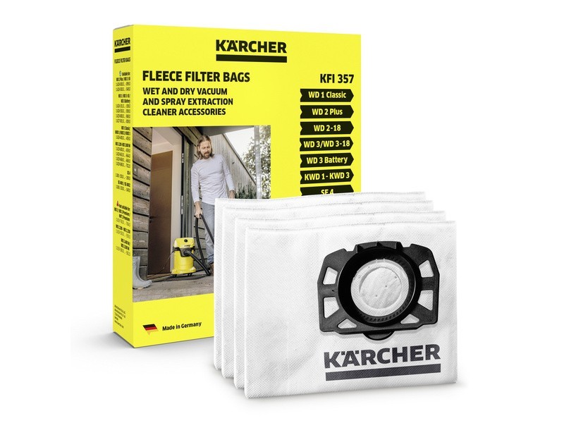 Kärcher Vliesové sáčky WD 2 plus/ WD 3 4ks - foto 2